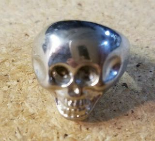 Pirates Of The Caribbean Disney World Store Souvenir Skull Ring - No Eyes Size 9