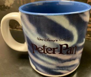 Vintage Disney Peter Pan Coffee Mug Cup.  Stock 5.