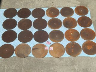 78 Rpm Record Trays - Rock - Ola Or Seeburg - 20 Each - Waffle Pattern Tin - Rust