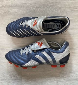Adidas Predator Pulsado Trx Fg 2004 Vintage Football Boots Cleats Us 10.  5