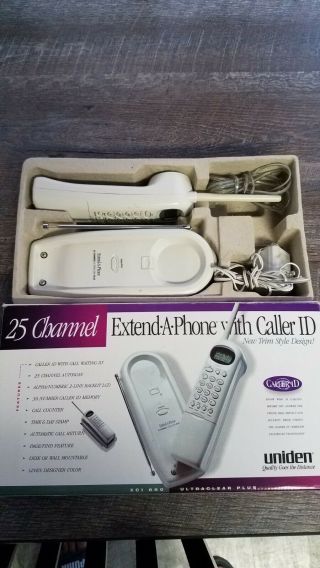 Vintage 1996 Uniden Xcl - 660 Extend A Phone Cordless Telephone Caller Id