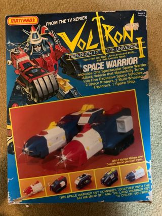 Vintage 1984 Matchbox Voltron I Defender Of The Universe Space Warrior Model Toy