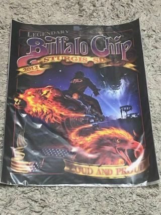 Legendary Buffalo Chip 2012 Sturgis Sd Print Poster Harley Davidson Biker Rally