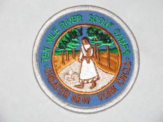 Ten Mile River Scout Camps (ny) Family Camp Pocket Patch Bsa