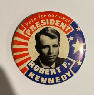 3.  5 In Robert F.  Kennedy Rfk 1968 Campaign Pin Button Political