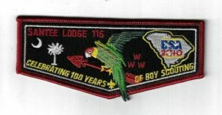 Boy Scout Oa 116 Santee Lodge 2010 Celebrating 100 Years Bsa Centennial Flap