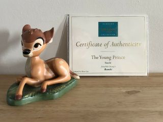 2004 Wdcc Disney " The Young Prince " Bambi Society Membership Figurine With