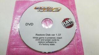 Fast & Furious Bikes 2 Raw Thrills Recovery Restore Dvd Disk V1.  37