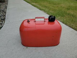 Vintage 6 gallon boat marine gas can gasoline inside Estate Find 2