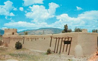 1950s Kit Carson Museum,  Philmont Boy Scout Ranch,  Cimarron,  Mexico Postcard