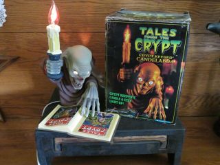 Vintage 1996 Trendmasters Tales From The Crypt Cryptkeeper Light Up Candelabra