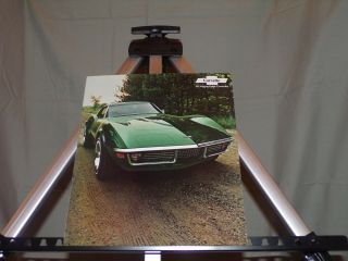 Car Sales Brochure 1971 Chevrolet Corvette Sting Ray Coupe Roadster