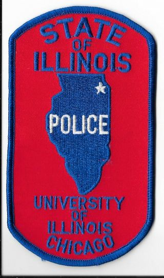 University Of Illinois Chicago Police Shoulder Patch V3