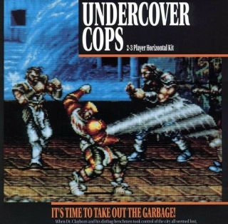 UNDERCOVER COPS Video Arcade Game Sales Flyer IREM 1992 PROMO Artwork 3