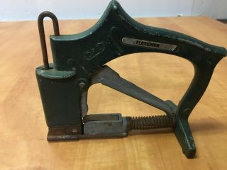 Vintage Fletcher Dp2 Point Driver Stapler Frame Maker Usa Tool