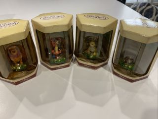 Disney Tiny Kingdom Mini Figures : Winnie The Pooh & Friends Complete Set Of 4