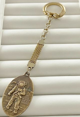 Vintage Key Chain Apollo 11 July 20 1969 We Came In Peace For All Mankind 17