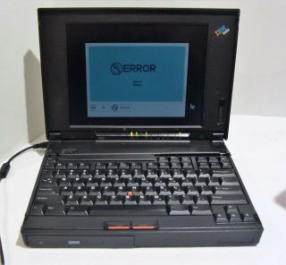 Vintage Ibm Thinkpad 365x Laptop/notebook - - Read - No Hdd