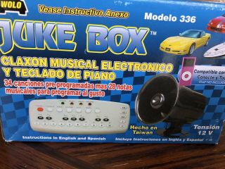 Wolo Juke Box Model 336 Electronic Musical Horn and Piano Keyboard.  OPEN BOX 3