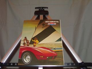Car Sales Brochure 1973 Chevrolet Corvette Sting Ray Coupe Roadster
