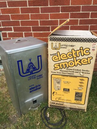 Vintage Little Chief Electric Smoker Front Loader Model 9900