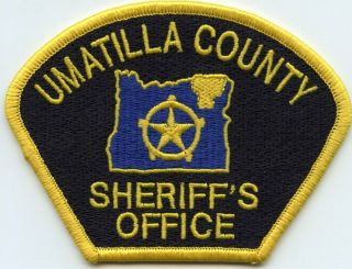 Umatilla County Oregon Or Sheriff Police Patch