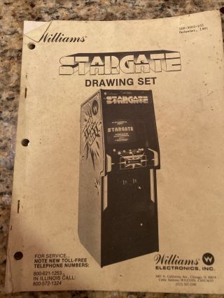 Williams Stargate Arcade Manuals