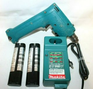 Vintage Makita 6012hd Cordless Driver Drill,  Dc1410 Charger & 2 Batteries 9000