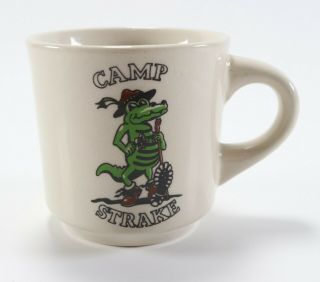 Vintage Camp Strake Colonneh Boy Scouts Of America Coffee Mug Cup