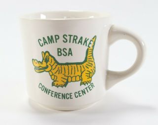 Vintage Camp Strake Bsa Conference Center Boy Scouts Of America Coffee Mug Cup