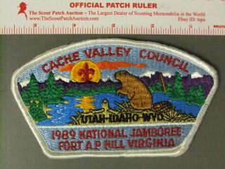 Boy Scout Cache Valley Council 1989 Jsp 6444jj