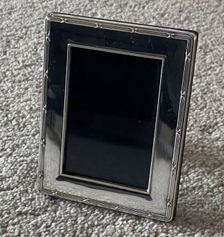Vintage 925 Sterling Silver Photo Frame By Carrs Of Sheffield 9 X 11 Cm