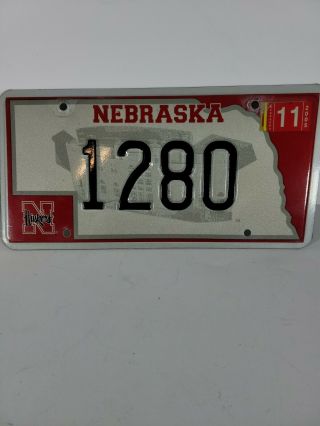 Nebraska Unl Huskers Memorial Stadium License Plate,