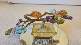 Vintage Swoboda Gem Tree Peridot,  Rose Quartz,  Carnelian,  Amethyst,  Turquoise