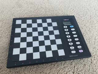 Vintage Novag Obsidian Chess Computer Electronic Game 1016 Board Only