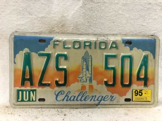 1995 Florida Challenger License Plate