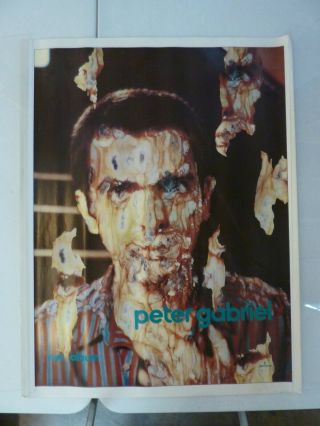 Peter Gabriel Vintage Promotional Poster For Pg 