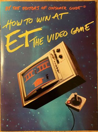How To Win At E.  T.  The Game Consumer Guide 1982 Arcade Strategy Hint Book Euc