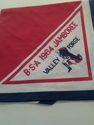 1964 National Jamboree Neckerchief Valley Forge Boy Scouts Of America/bsa