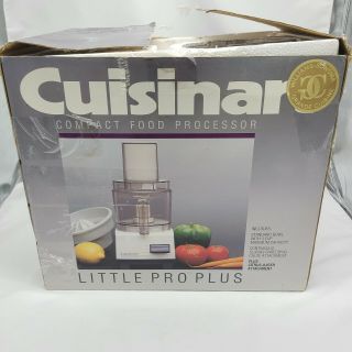Vintage Cuisinart Little Pro Plus Food Processor Juicer - Complete
