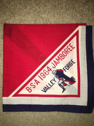 Boy Scout Bsa 1964 Valley Forge Washington National Jamboree Uniform Neckerchief
