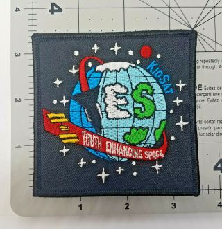NASA KidSat YES Youth Enhancing Space Patch 3 1/2 inches 3