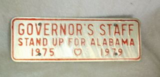 Vintage Alabama " Governor 