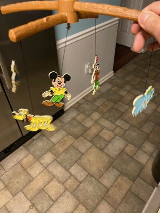Vintage Walt Disney Characters Mobile With Mickey Mouse