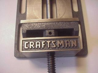 Vintage Craftsman 4  Machinist Drill Press Vise 2