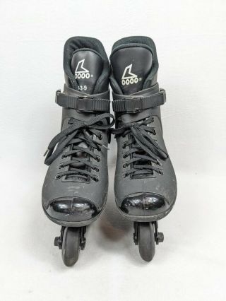 1988 Vintage Rollerblade Lightning Inline Skates Black Size 9 Mens 608 Rare