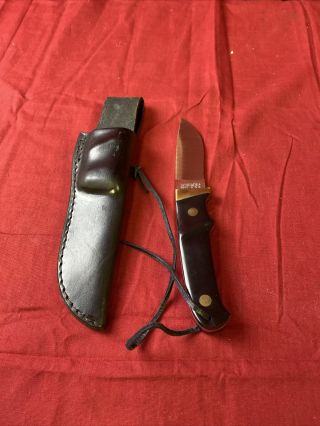 Vintage Schrade,  Model Ph1 Pro Hunter W/ Leather Sheath