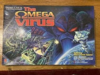 The Omega Virus Board Game Milton Bradley Complete And.  1992 Vintage