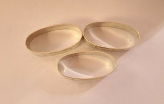 3 J.  S.  CO Sterling Silver Napkin Ring - Hand Hammered Arts and Crafts 2