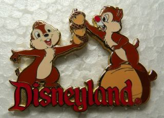 Disney Pin Chip & Dale Stacking Acorns Disneyland